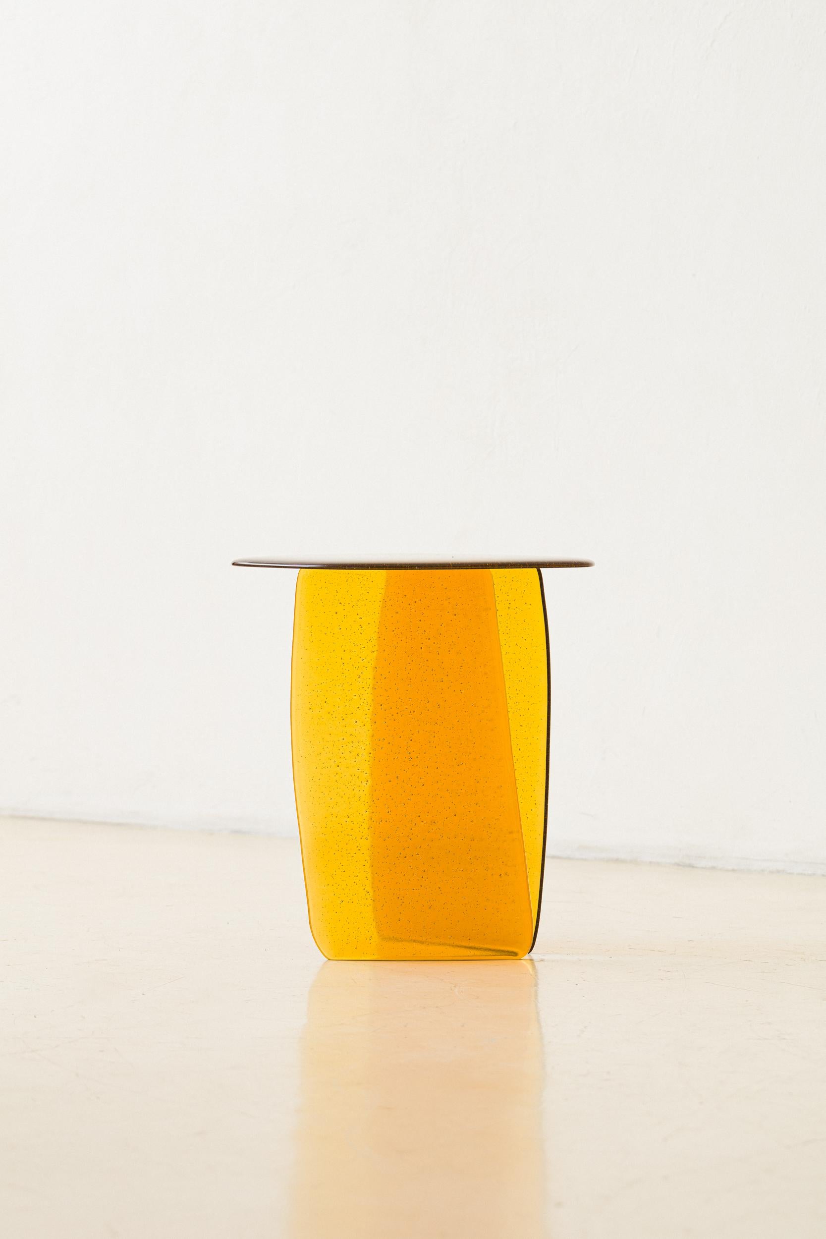 Table d'appoint contemporaine nº01 par Lucas Recchia, 2025 Excellent état - En vente à New York, NY