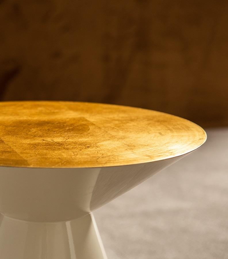 French Contemporary Side Table Offered in Resin and Lacquer For Sale