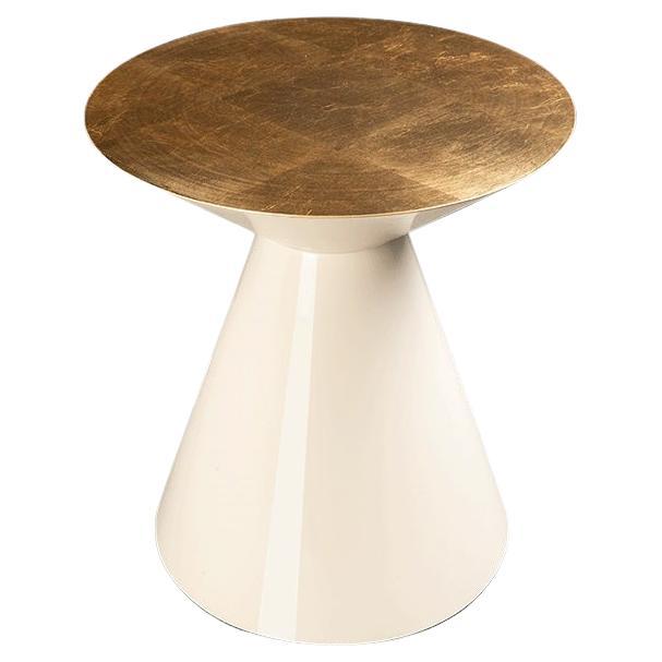 Contemporary Side Table Offered in Resin and Lacquer For Sale