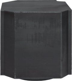 Zeitgenössischer Beistelltisch oder Hocker „Funki“ 01, Roheisen von Louise Roe