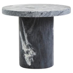 Contemporary Side Table 'Sintra' by FRAMA, Black Marble Edition, Large