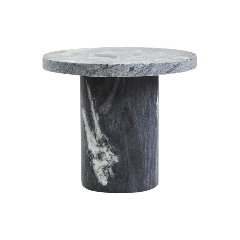 Pre-owned Frama Contemporary Side Table 'sintra' By , Black Marble Edition, Small
