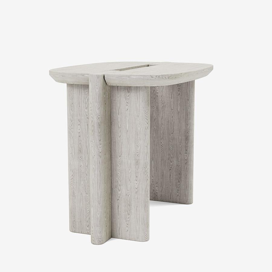 Contemporary Side Table 'Surfside Drive' by Man of Parts, Small, Black Ash  For Sale 7