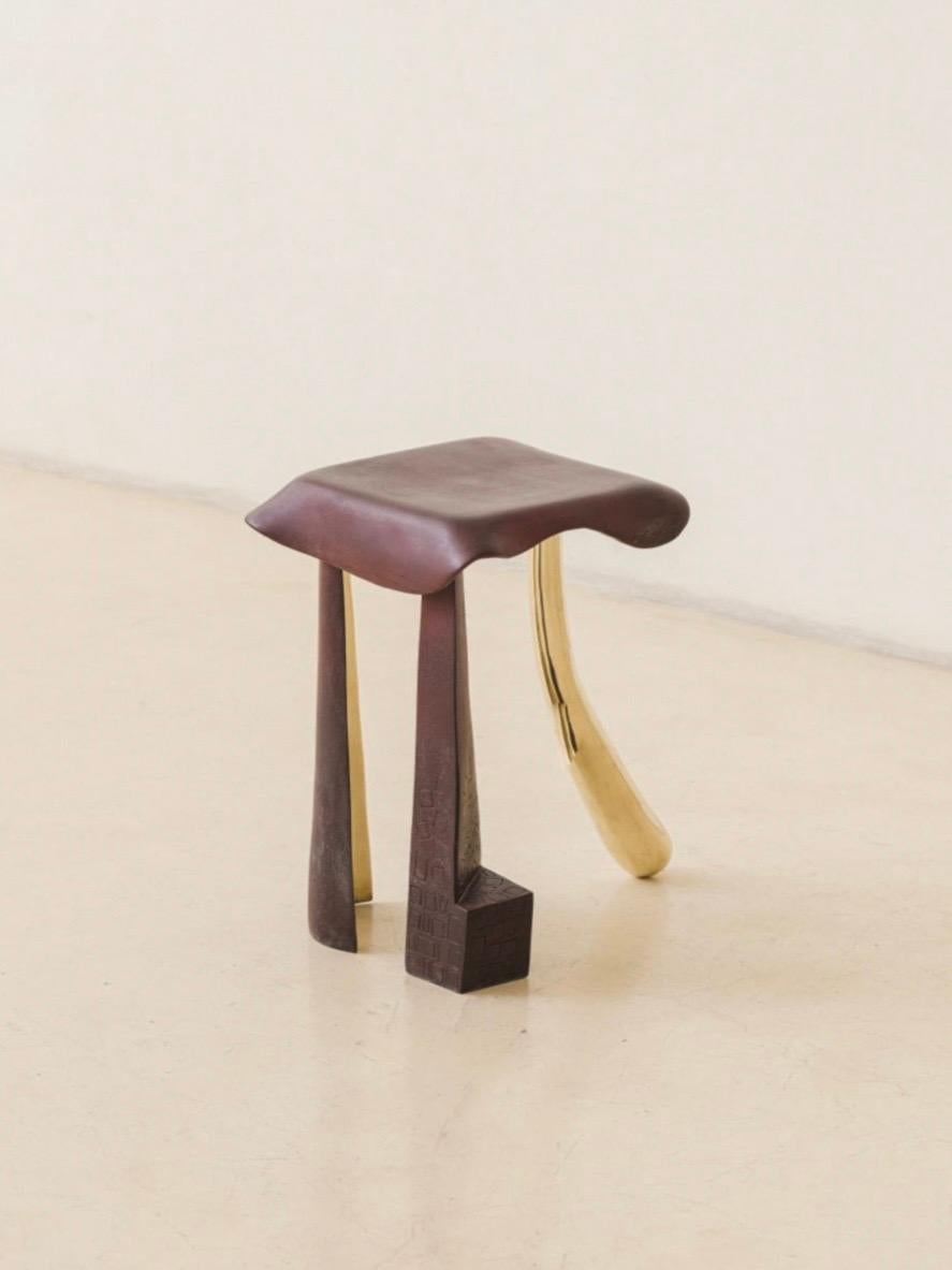 Art déco Table d'appoint contemporaine Tripede de Lucas Recchia en vente