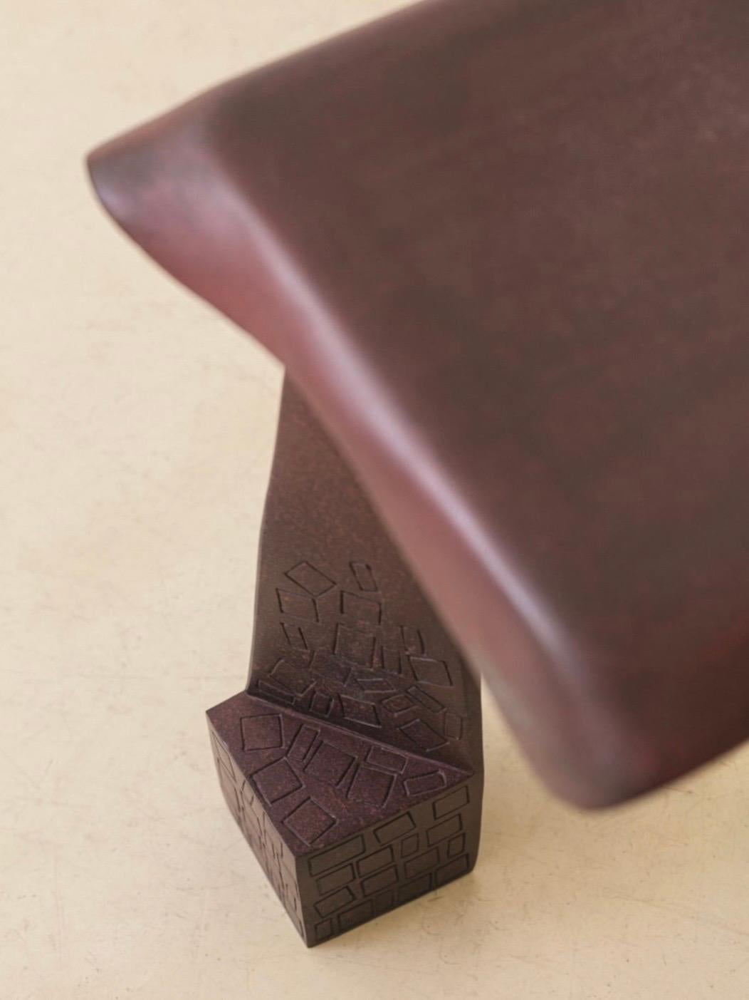 Fait main Table d'appoint contemporaine Tripede de Lucas Recchia en vente