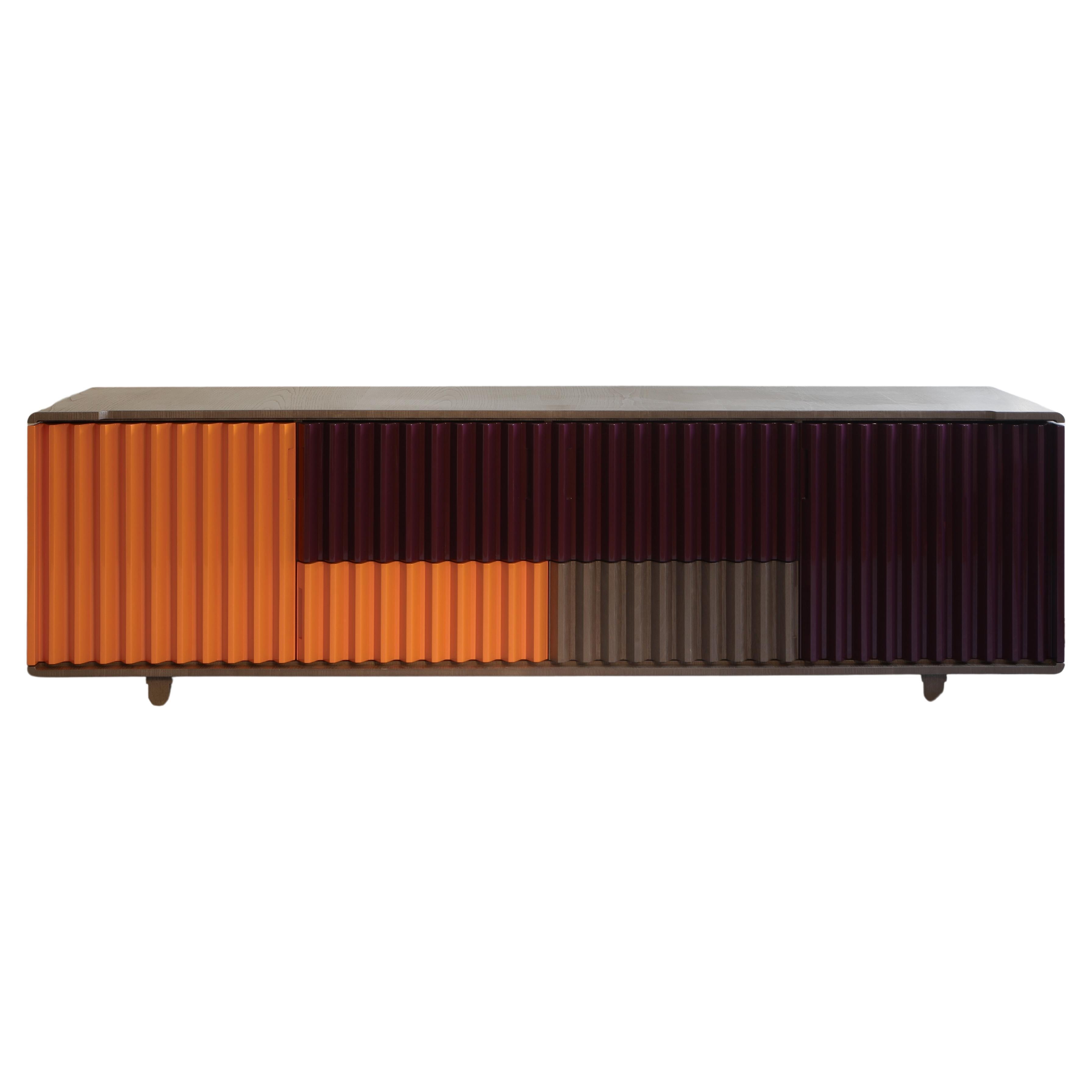 Contemporary Sideboard, by Leo Strauss Handcrafted Buffet  For Sale