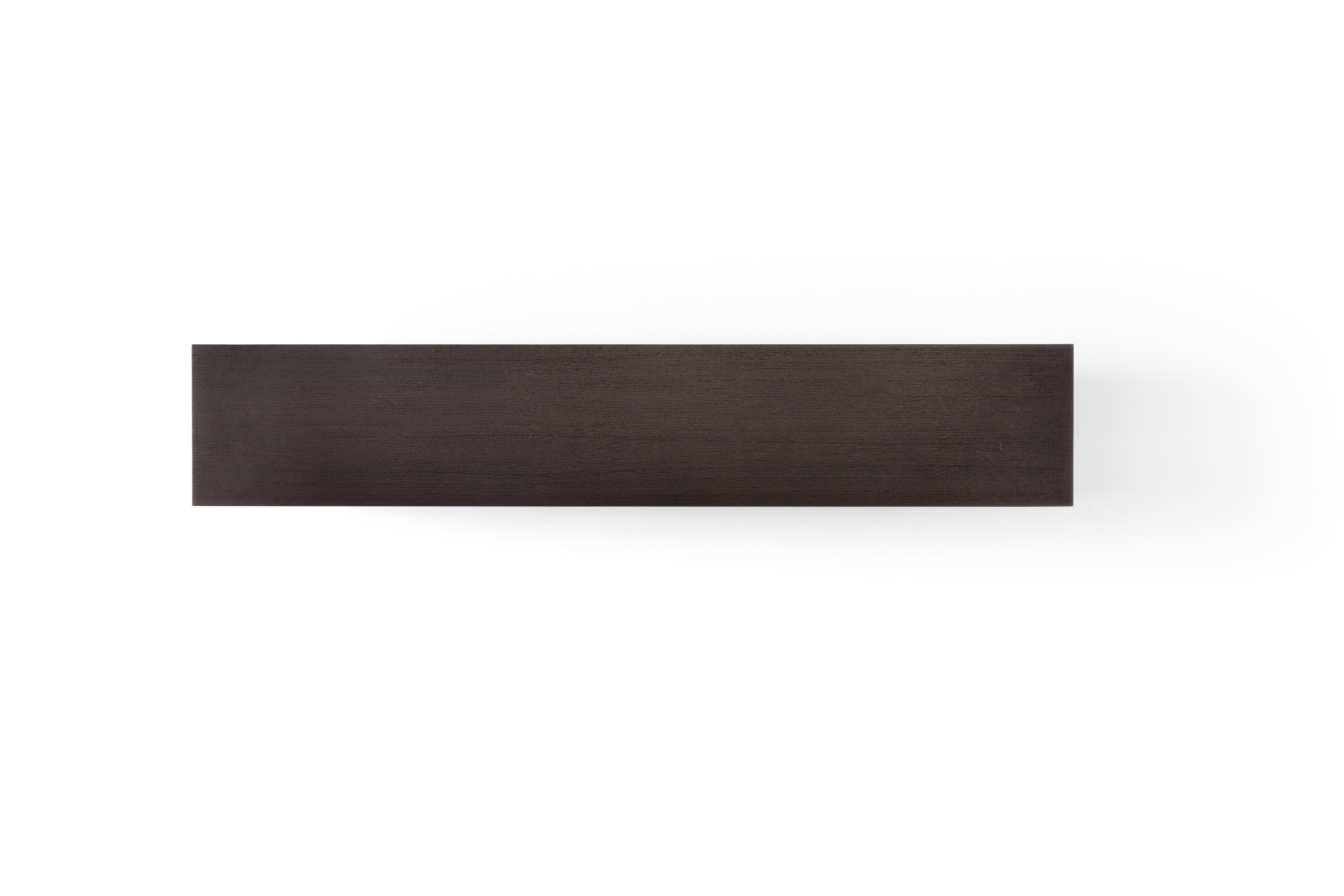 italien Buffet contemporain 'THEO' Wood Wood et Leather en vente