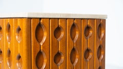 Contemporary Sideboard, Wood and Travertine , Italy