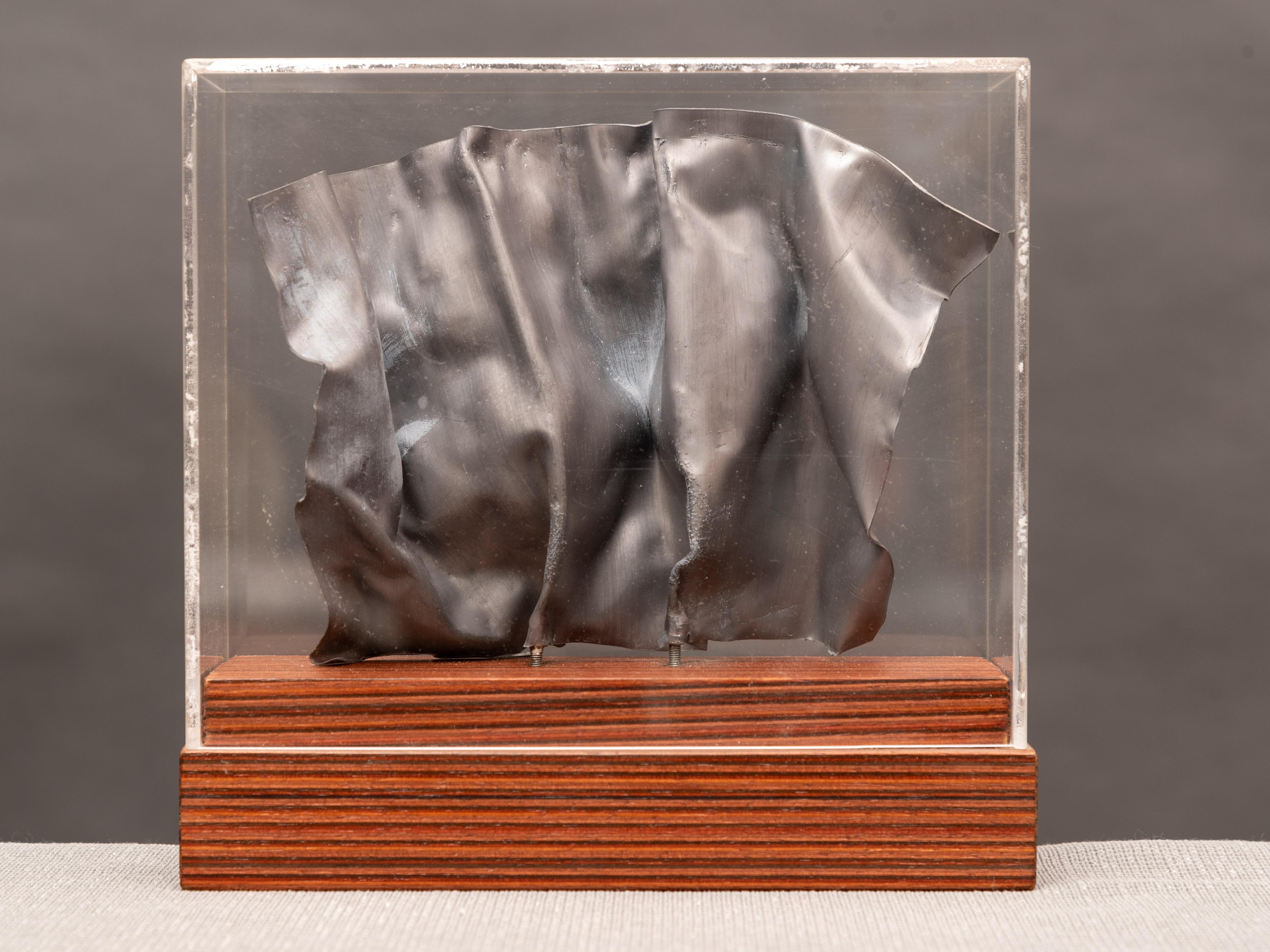 Modern Contemporary Signed Italian Metal Sculpture by R. Costa