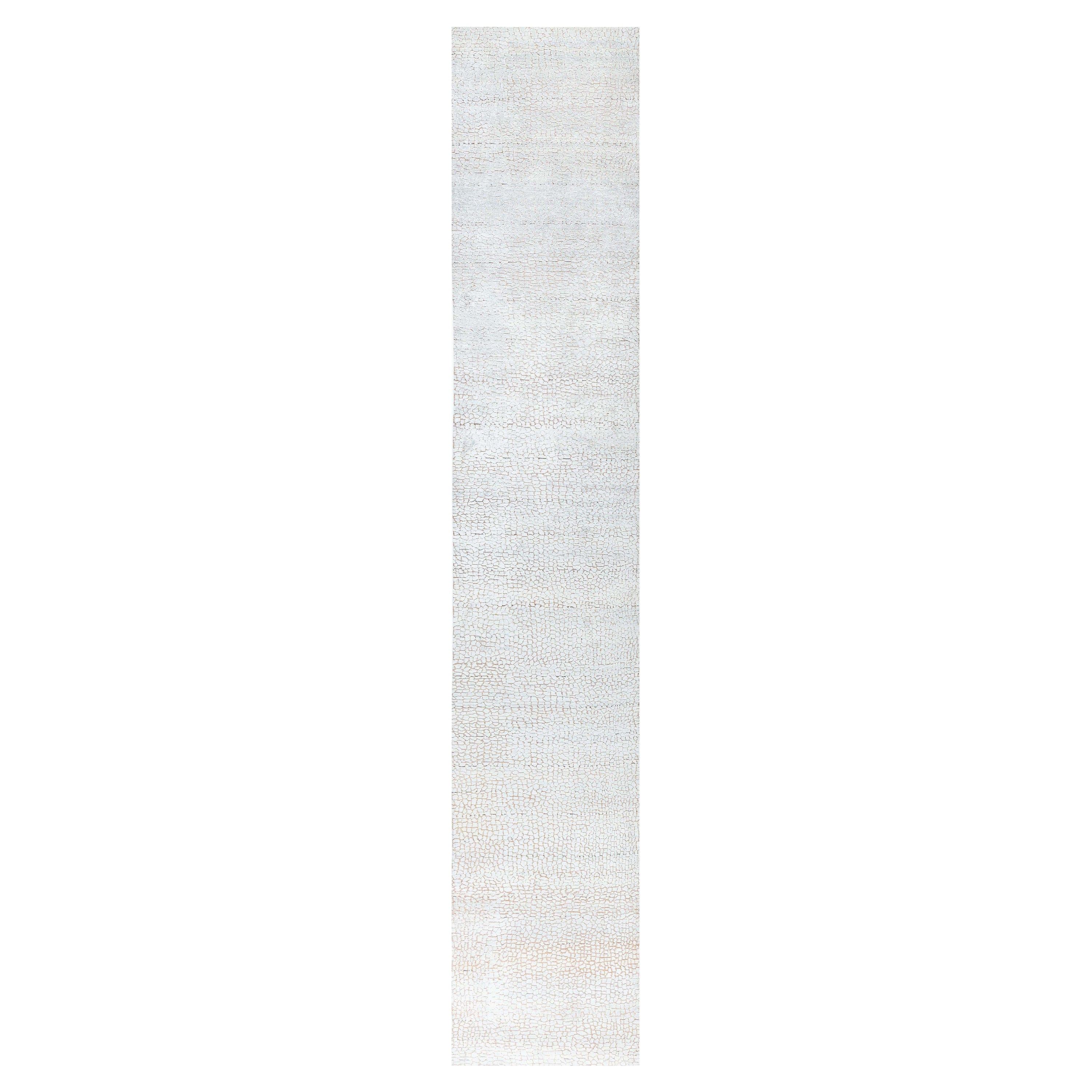 Runner contemporaneo in seta annodato a mano di Doris Leslie Blau