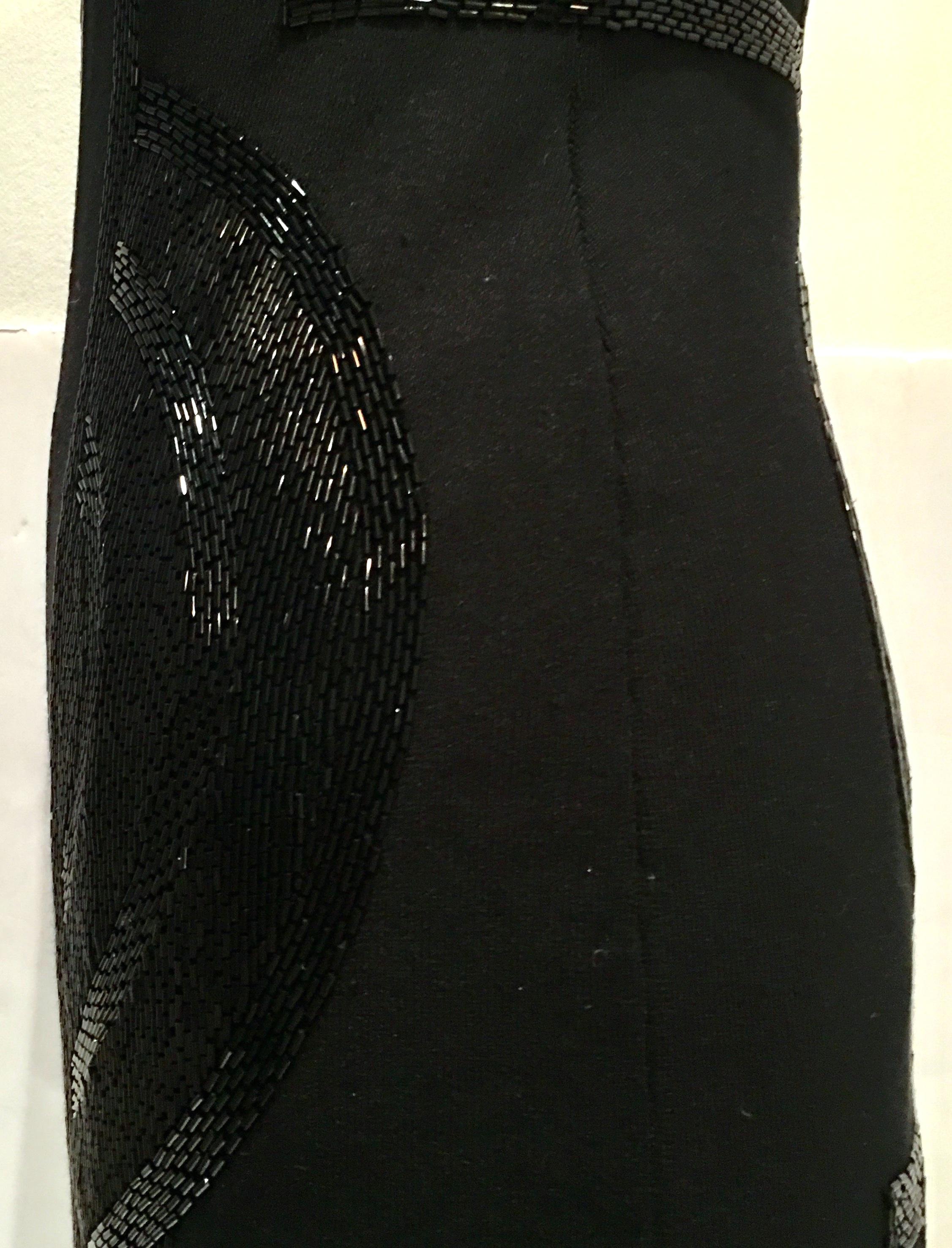 Contemporary Silk Knit Beaded Strapless Cocktail Dress By, Ralph Lauren NWT For Sale 5