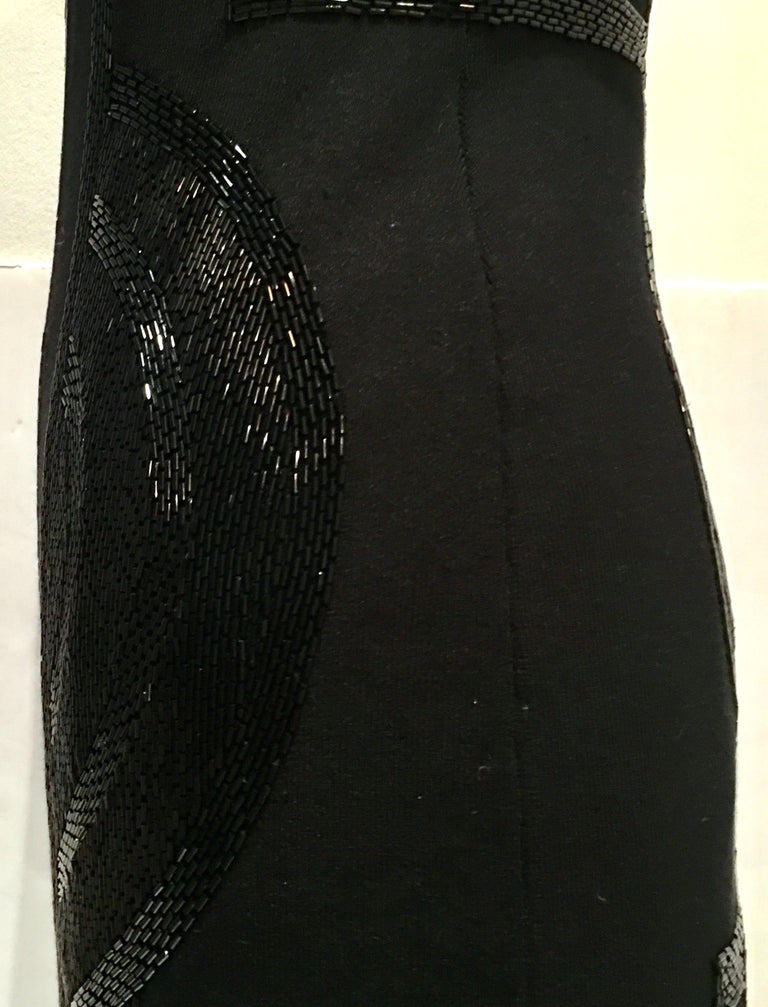 Contemporary Silk Knit Beaded Strapless Cocktail Dress By, Ralph Lauren ...