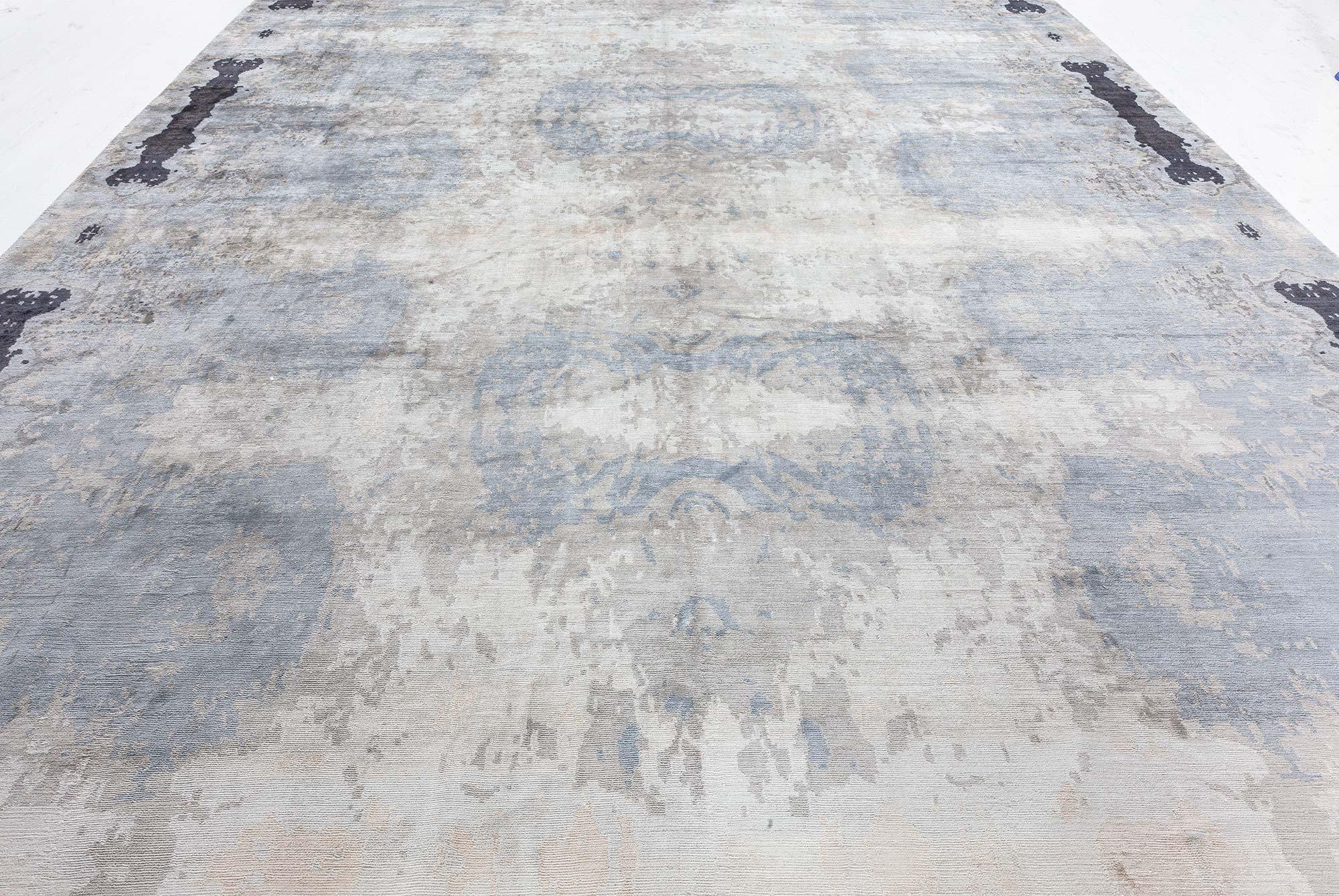 Alfombra contemporánea Kusafiri de seda de Doris Leslie Blau Moderno en venta