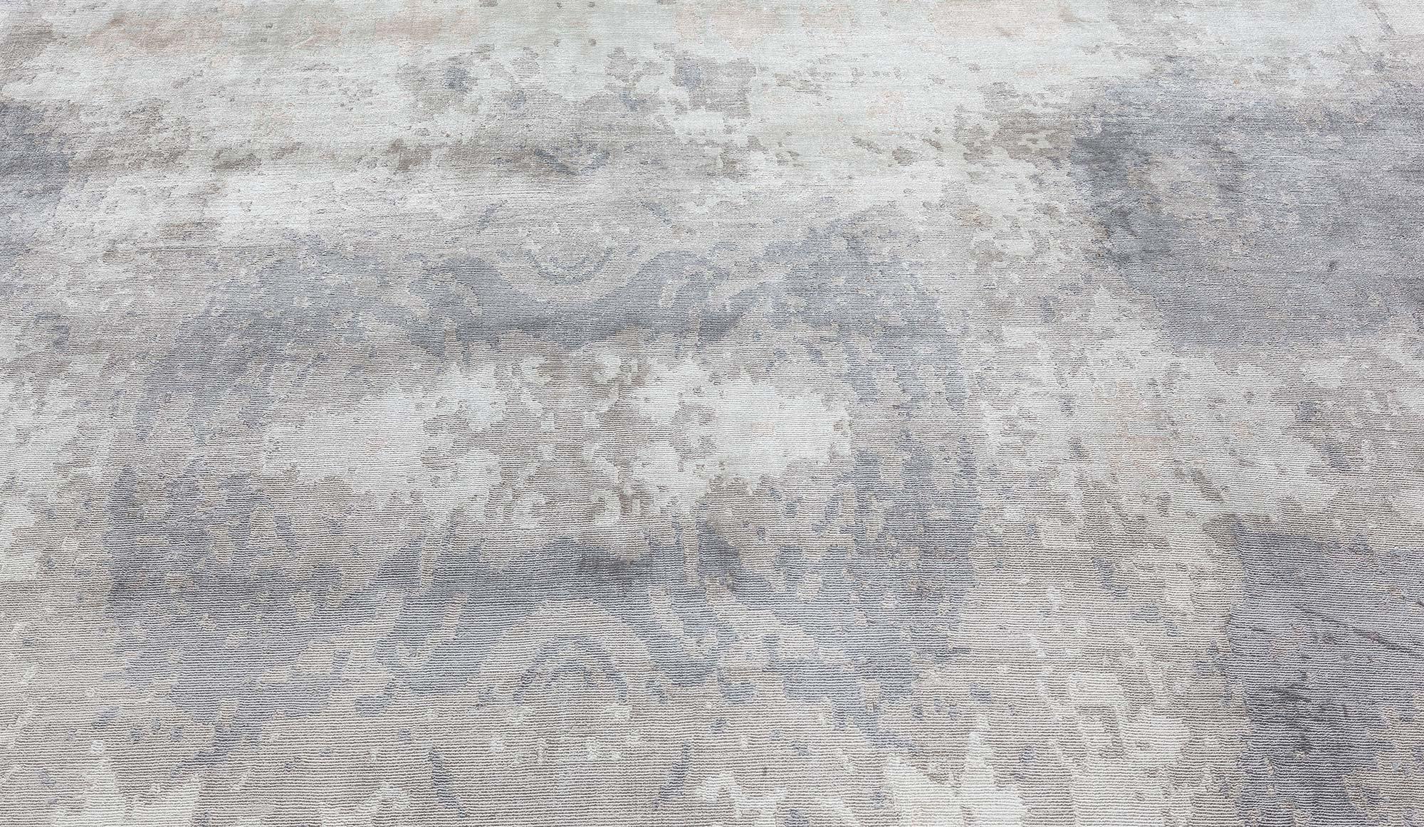 Alfombra contemporánea Kusafiri de seda de Doris Leslie Blau Tibetano en venta