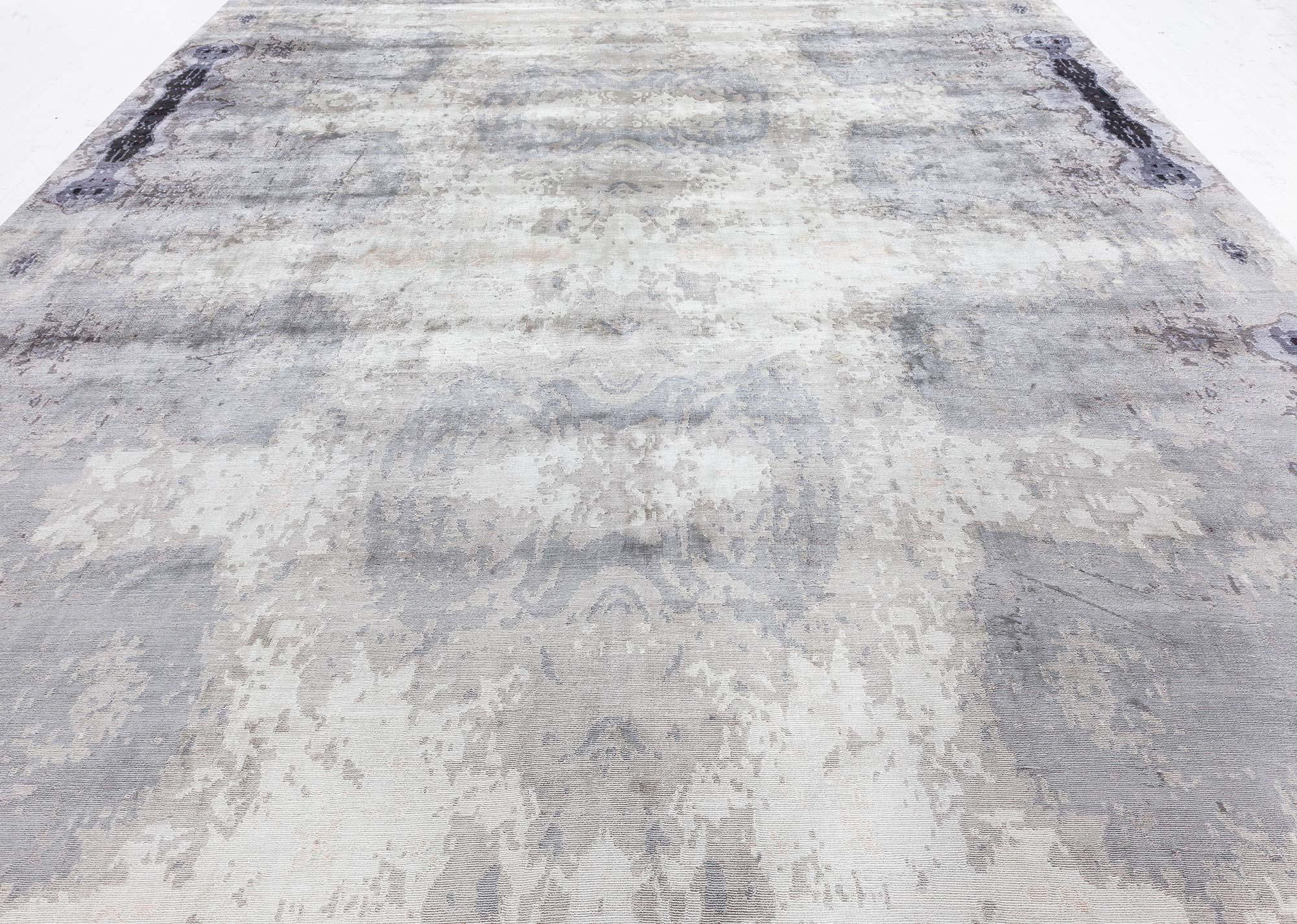 Contemporary Silk Kusafiri Rug by Doris Leslie Blau In New Condition For Sale In New York, NY