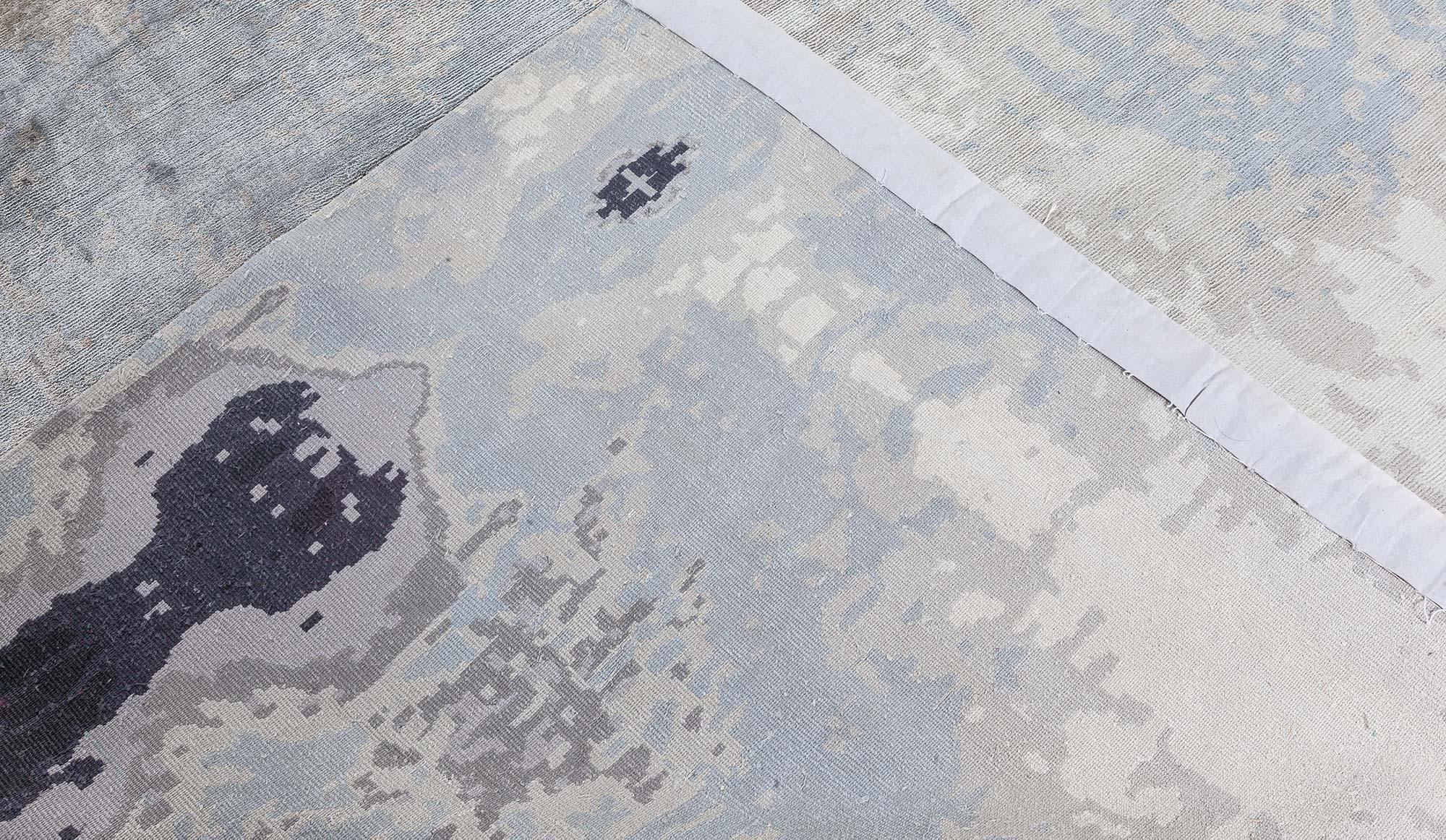 Alfombra contemporánea Kusafiri de seda de Doris Leslie Blau en venta 1
