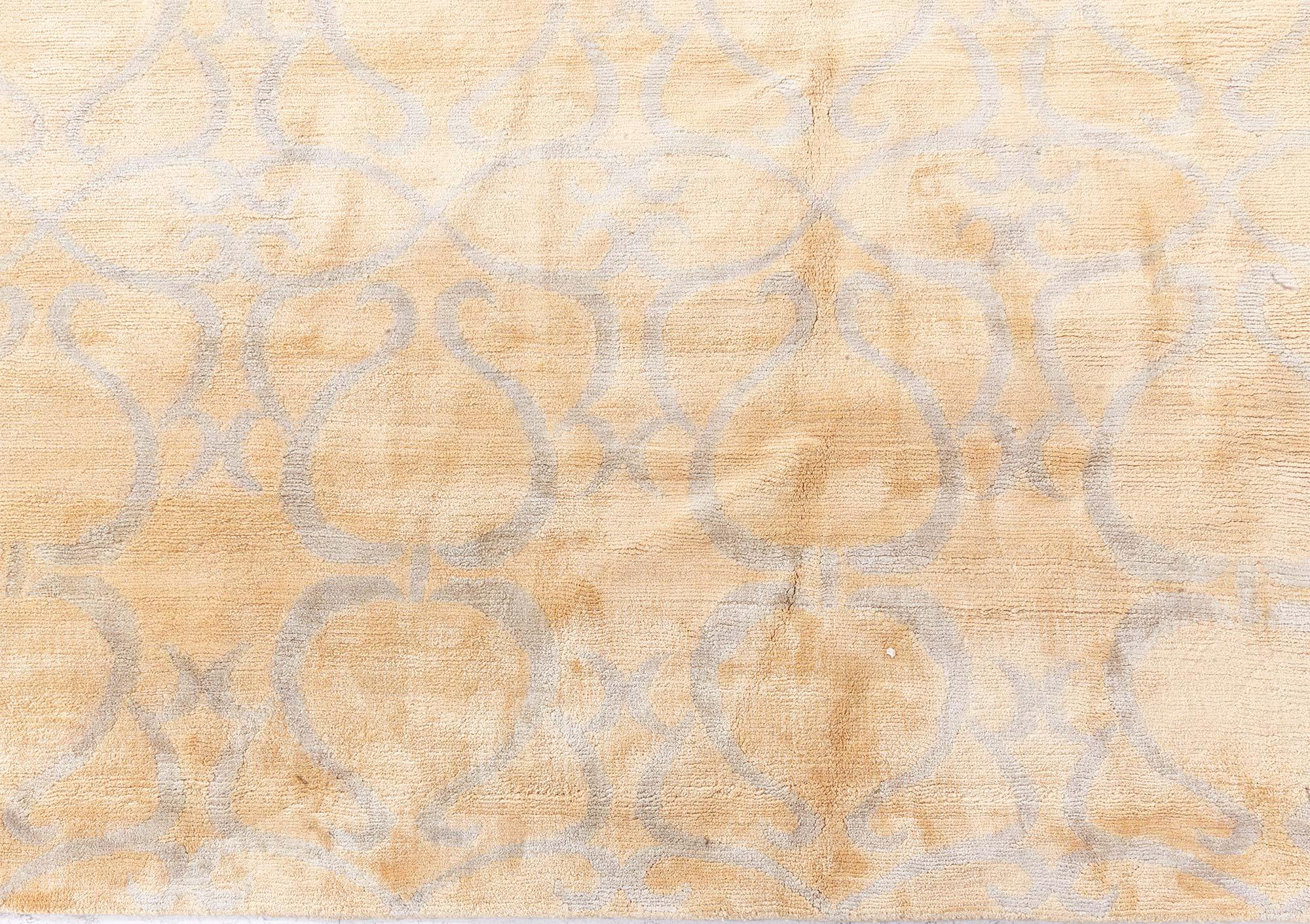 Indiano Tappeto di seta Contemporary di Doris Leslie Blau in vendita