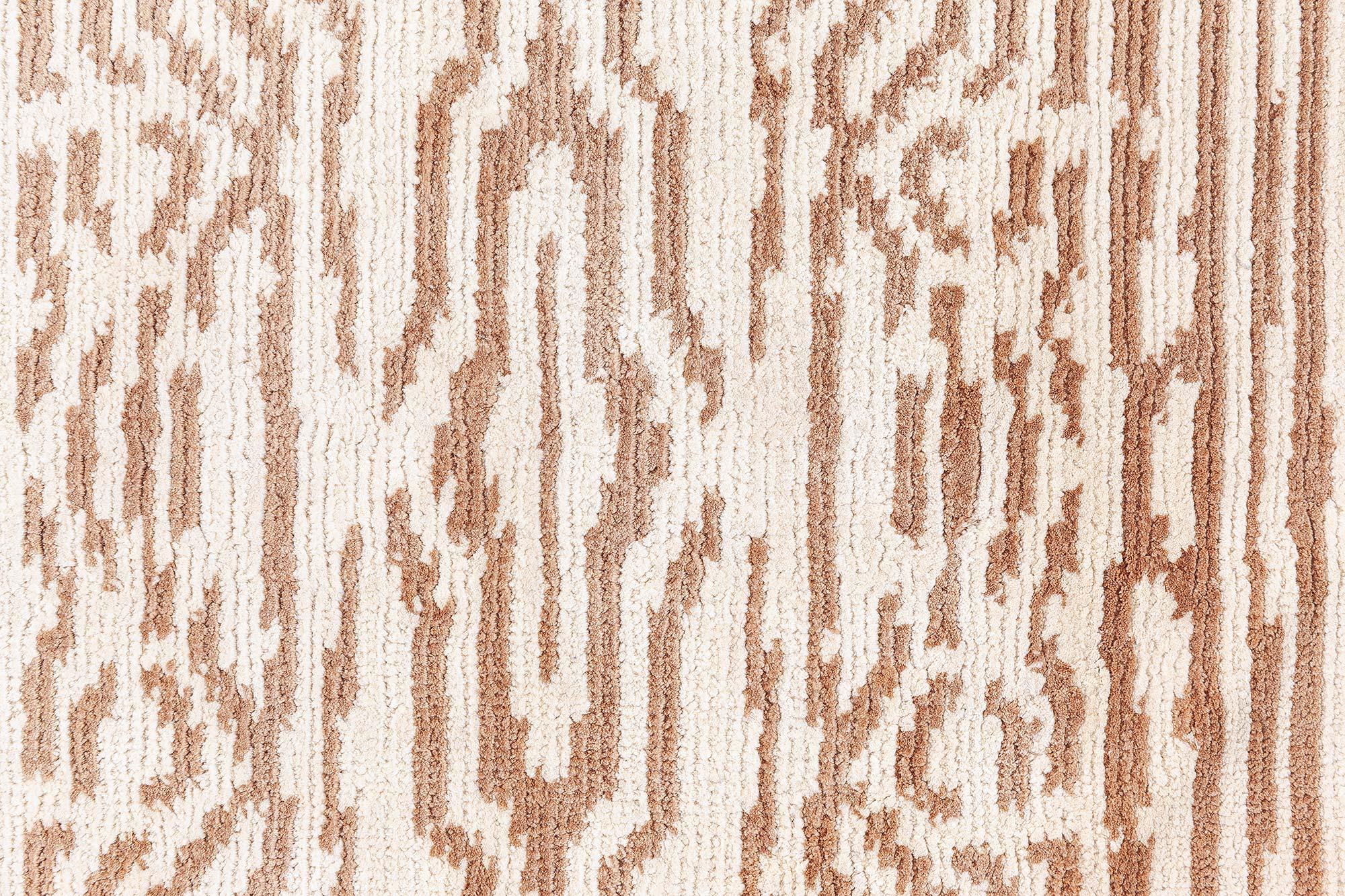 Noué à la main Tapis de soie contemporain de Doris Leslie Blau en vente