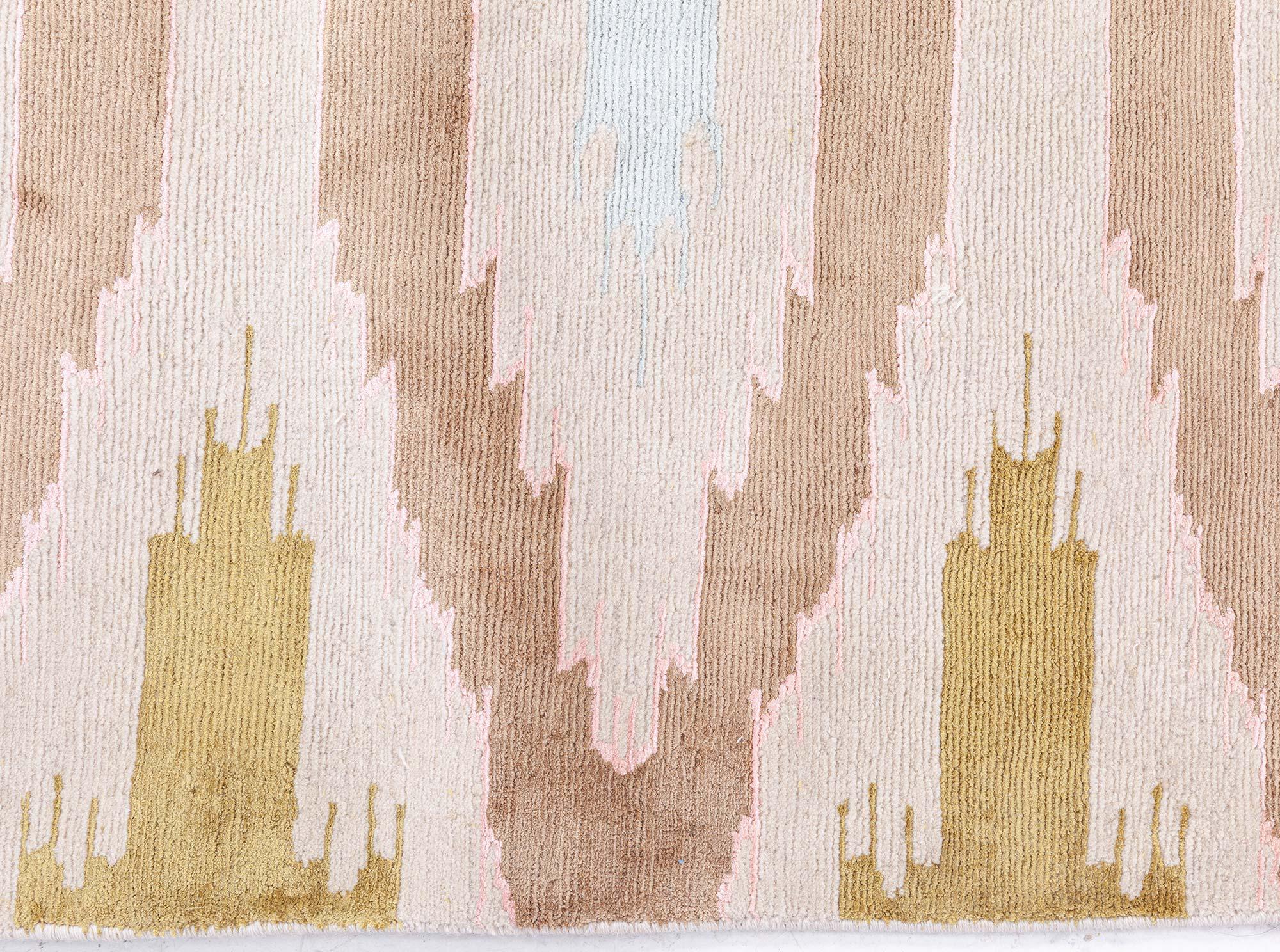 Modern Contemporary Silk Runner by Doris Leslie Blau For Sale