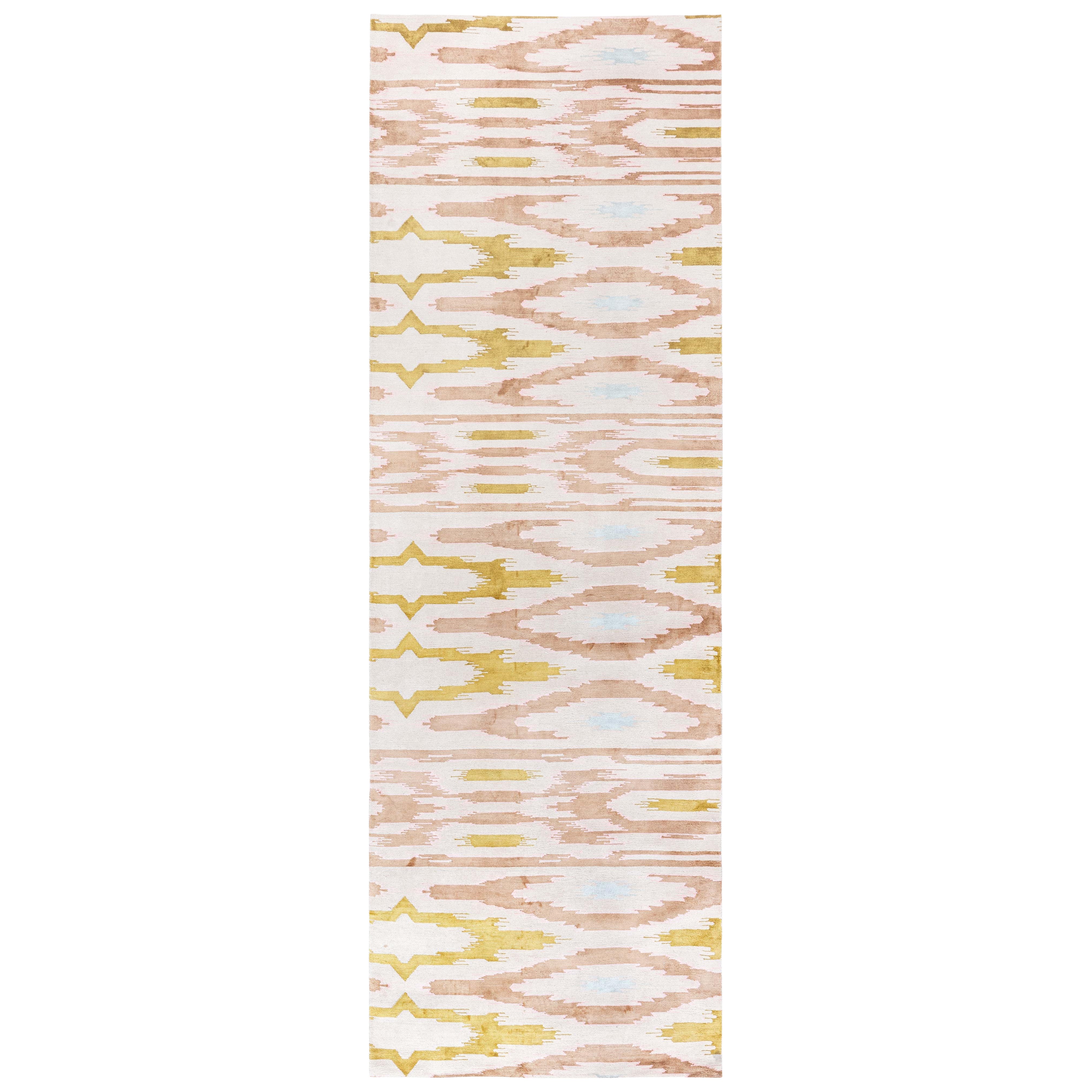 Contemporary Silk Runner by Doris Leslie Blau For Sale