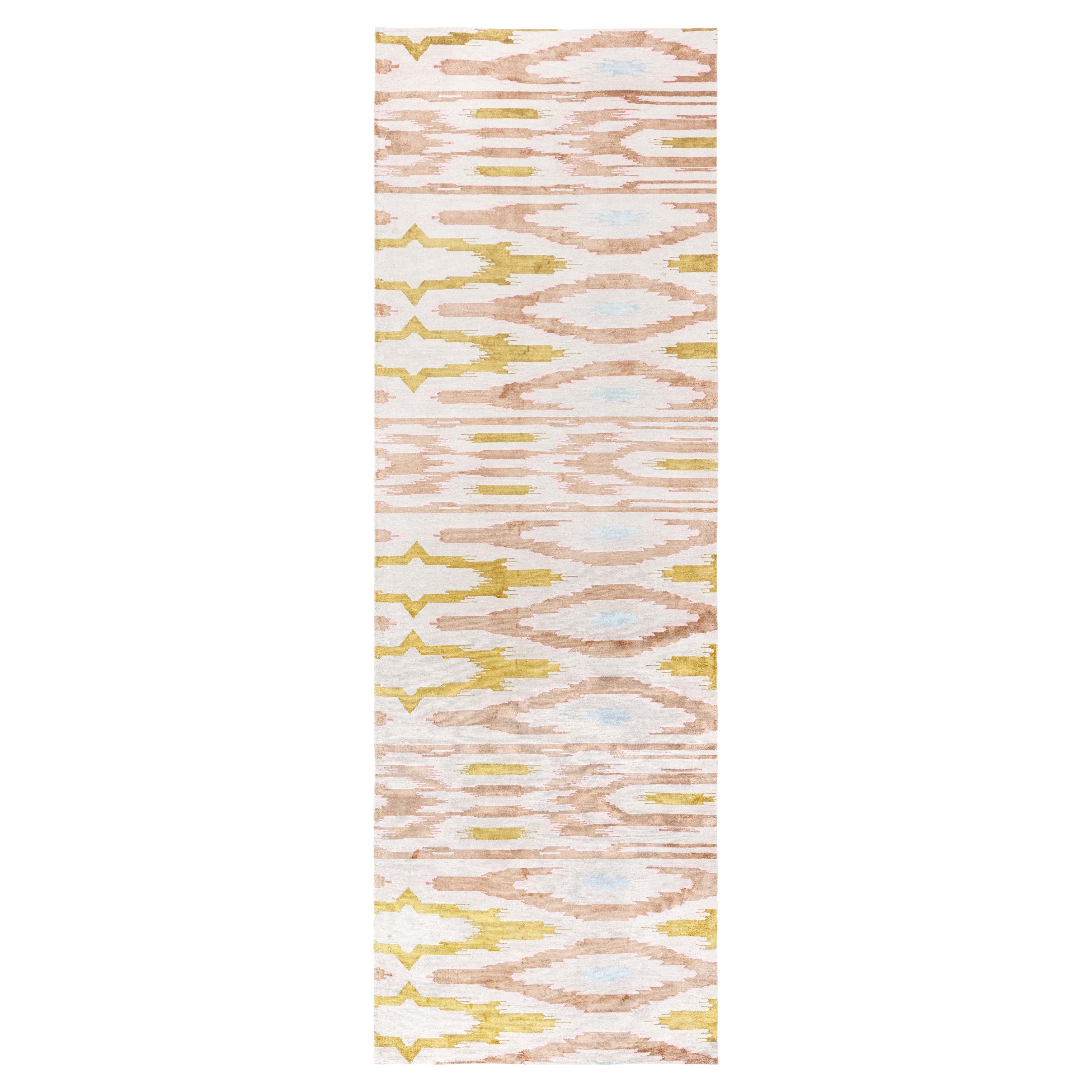 Contemporary Silk Runner by Doris Leslie Blau