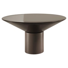 Contemporary Silo Dining Table in Lacquered Wood