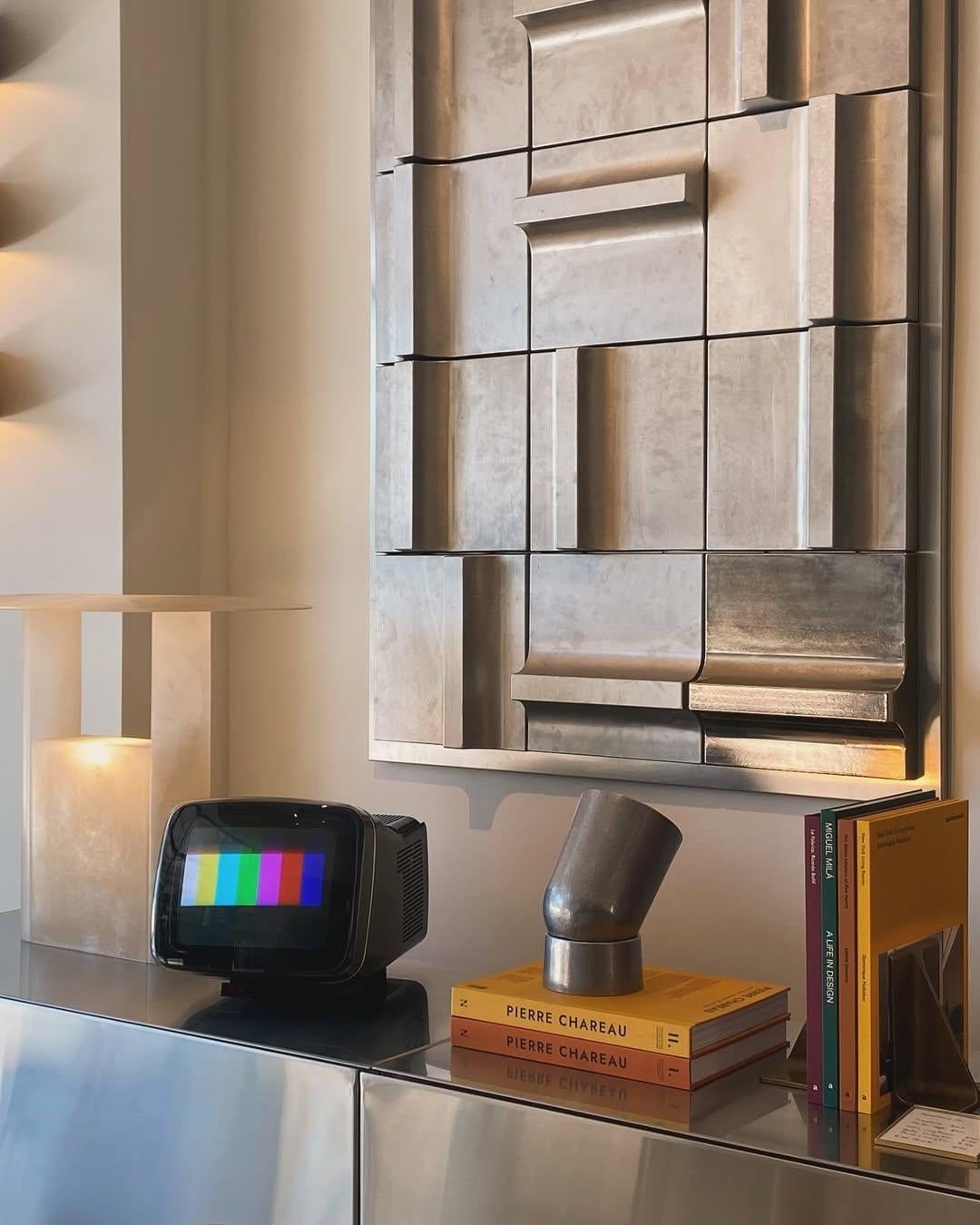 XXIe siècle et contemporain Lampe de table en aluminium par Henry Wilson en vente