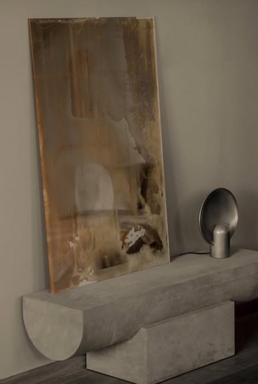 Applique contemporanea con superficie in alluminio color argento di Henry Wilson in vendita 6