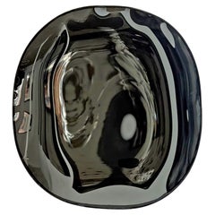 Miroir en verre contemporain A Silver Chihiro