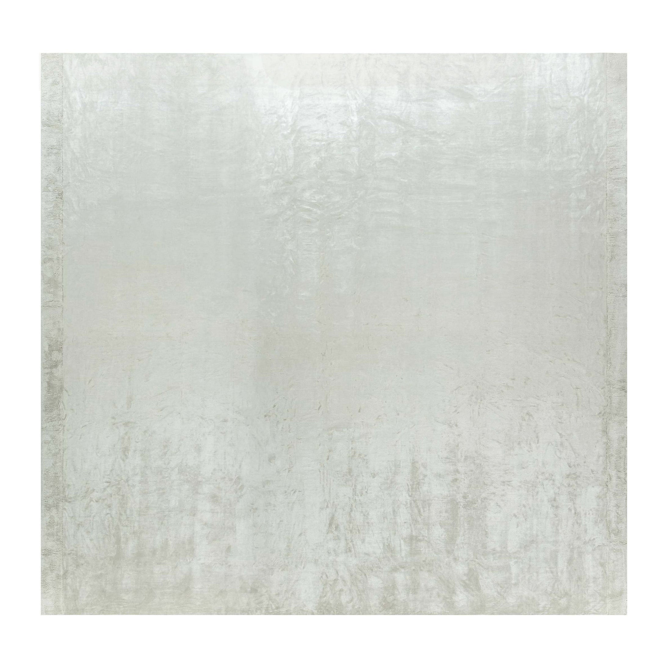 Contemporary Silver Grey Silk Rug by Doris Leslie Blau