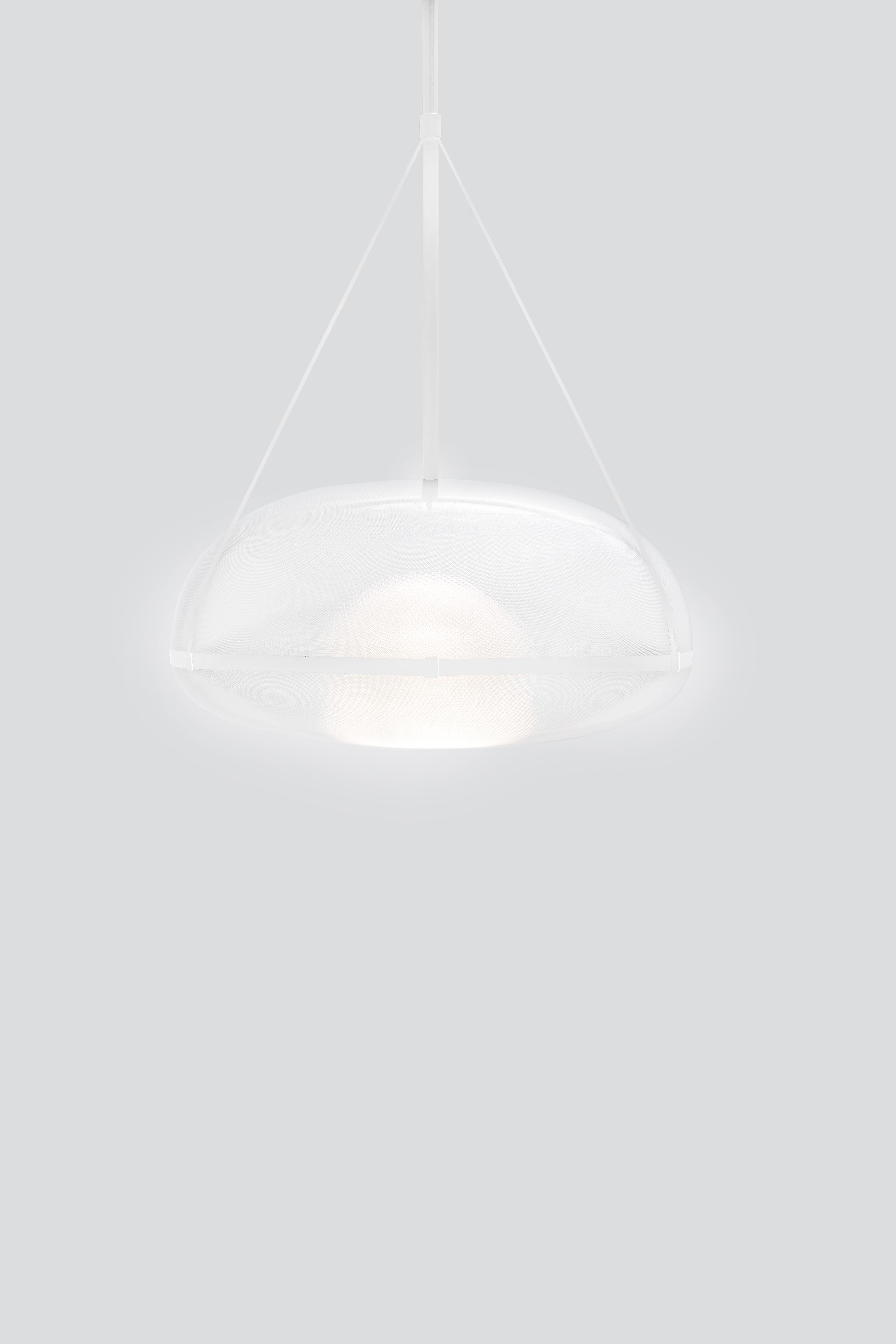Organico moderno Lampada a sospensione contemporanea in argento 