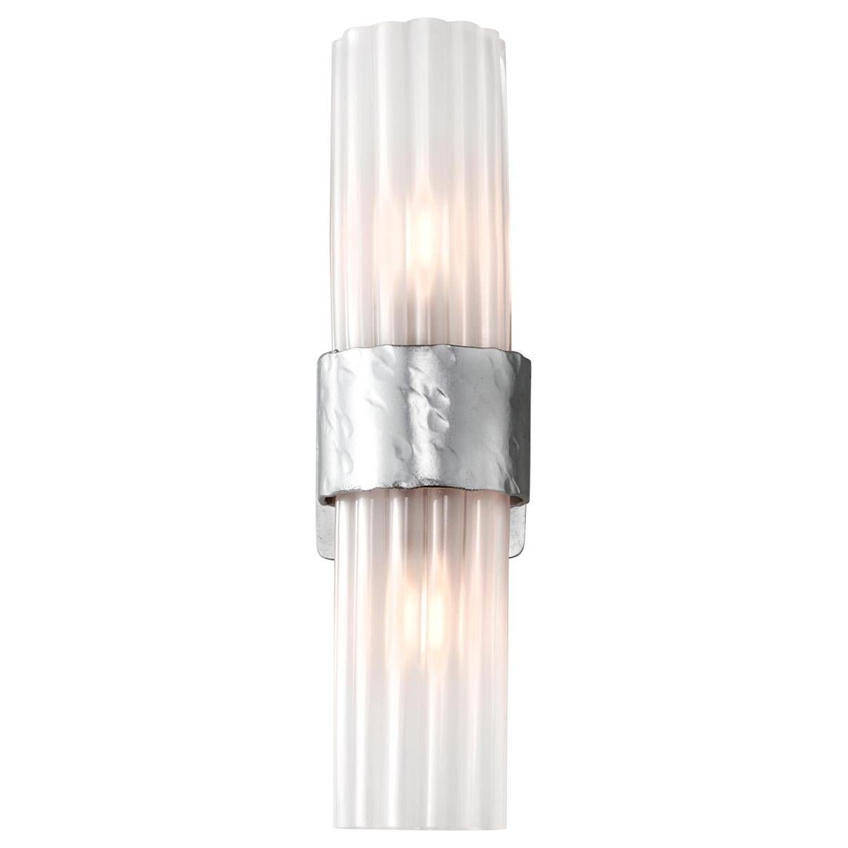 Contemporary Silver Wall Lamp