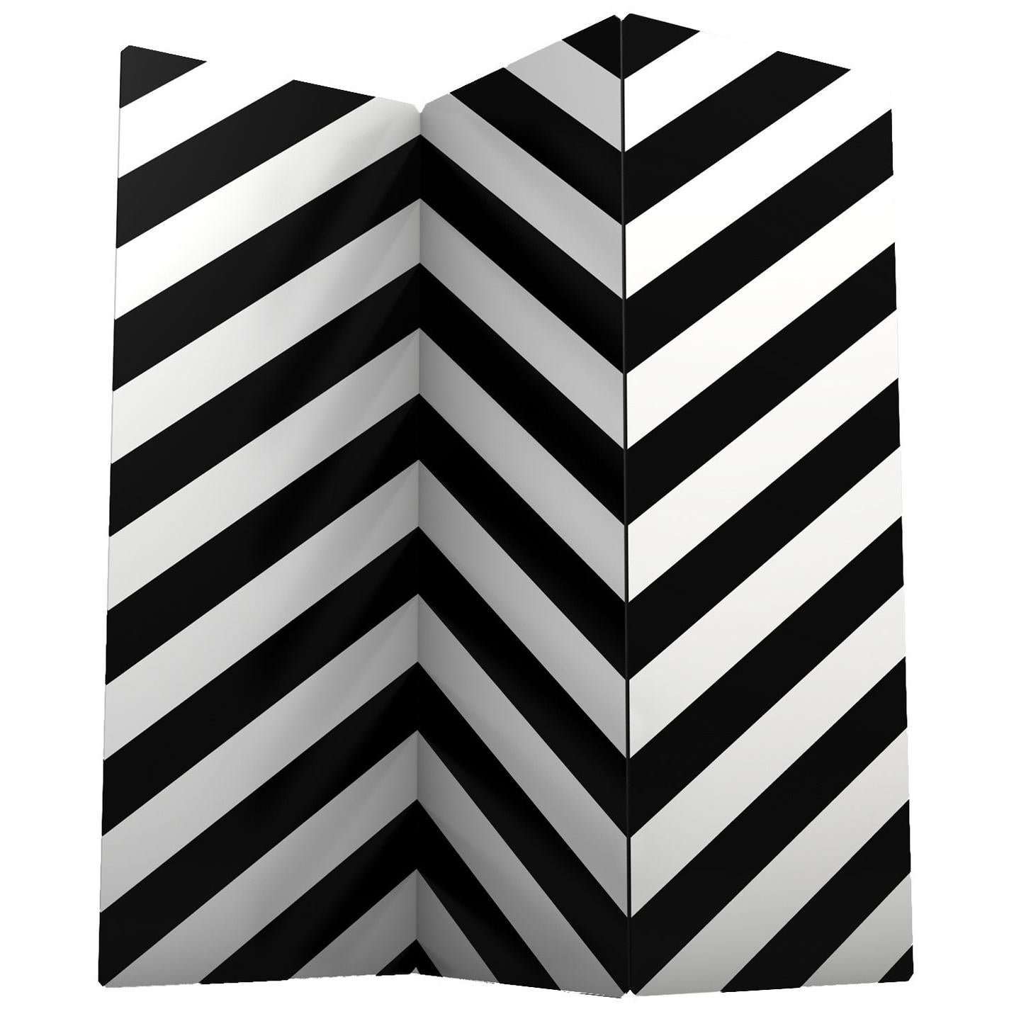 Contemporary Simbolo Striped Divider in Aluminium by Altreforme For Sale