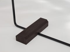 Porte-manteaux contemporain Sine Wave en noir d'Erik Olovsson