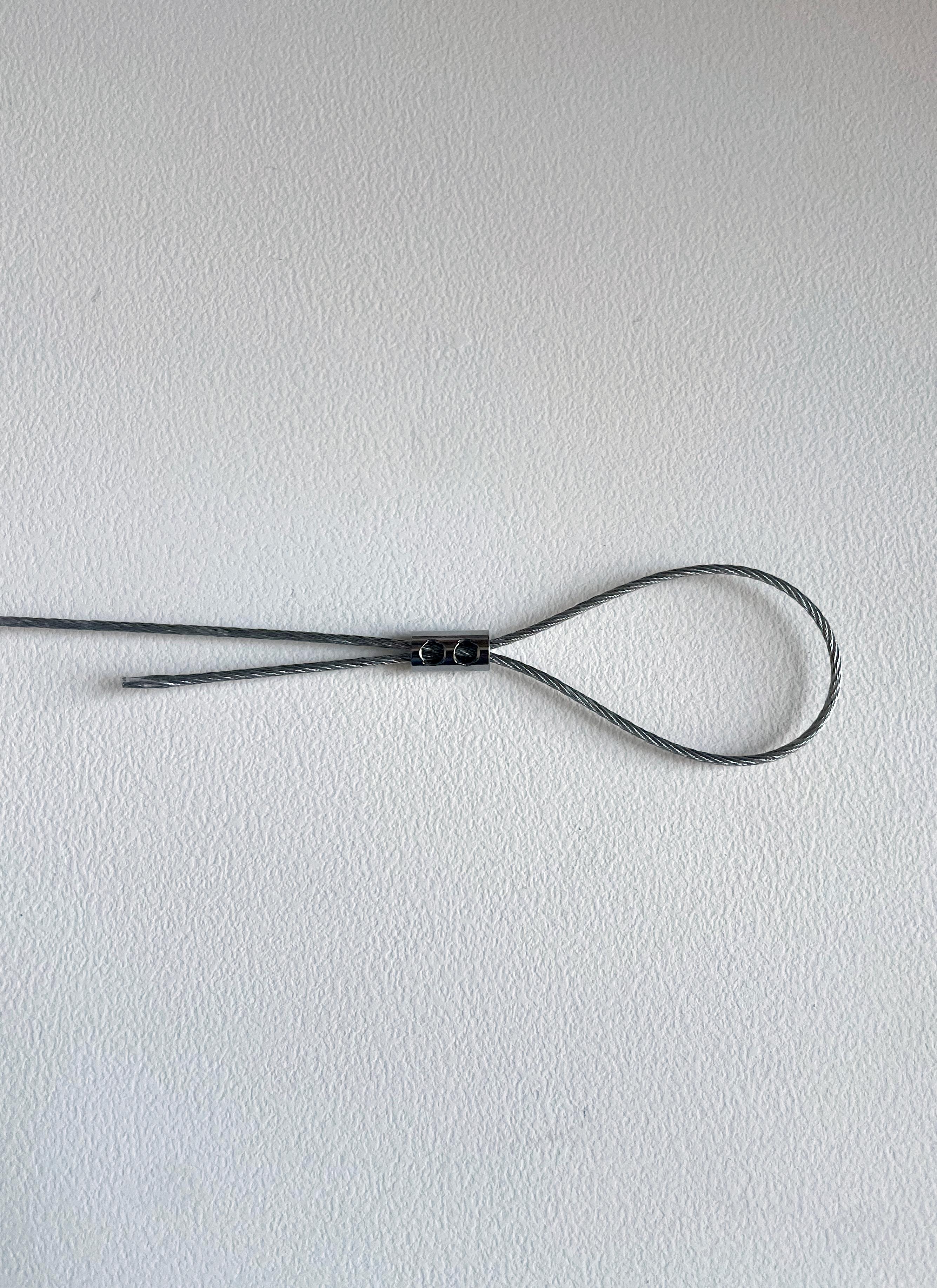 Aluminum Contemporary Sine Wave Hanging Coat Rack Medium in Peach by Erik Olovsson For Sale