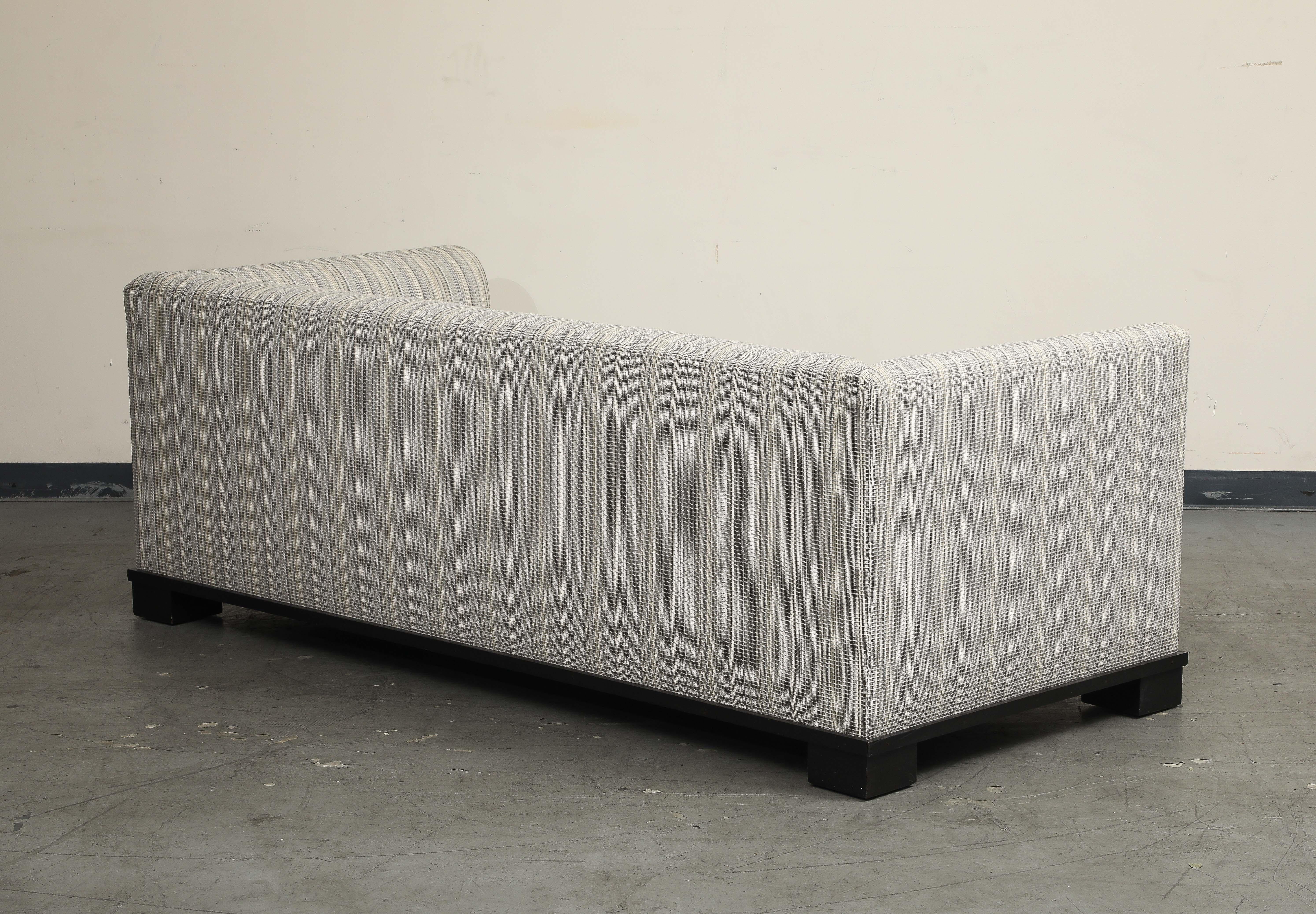 Contemporary Single-Cushion Sofa For Sale 1