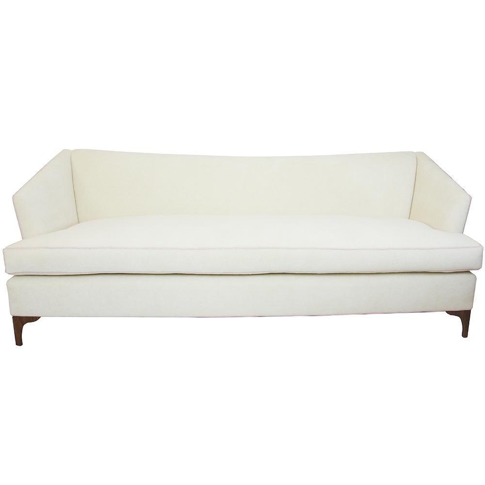 Contemporary Single Cushion Sofa For Sale