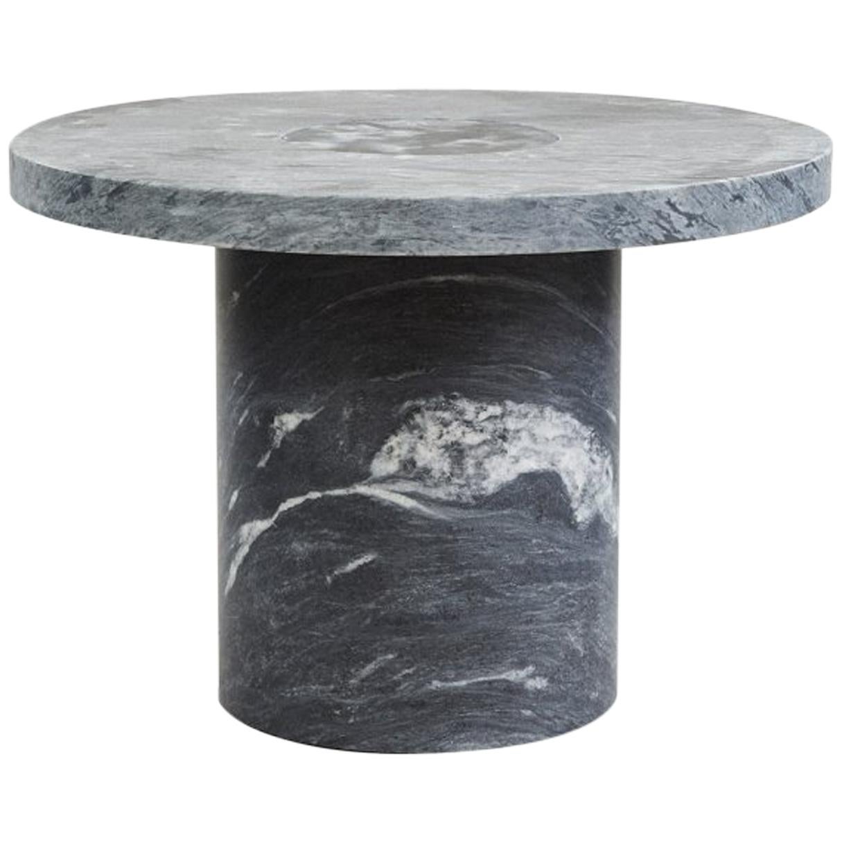 Frama Contemporary Coffee Side Bedside Sintra Table Large in Black Marble