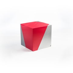 Contemporary Sissi Stackable Seat blue and green in Aluminium by Altreforme