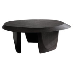 Contemporary Slope Coffee Table in Stained Wenge Wood