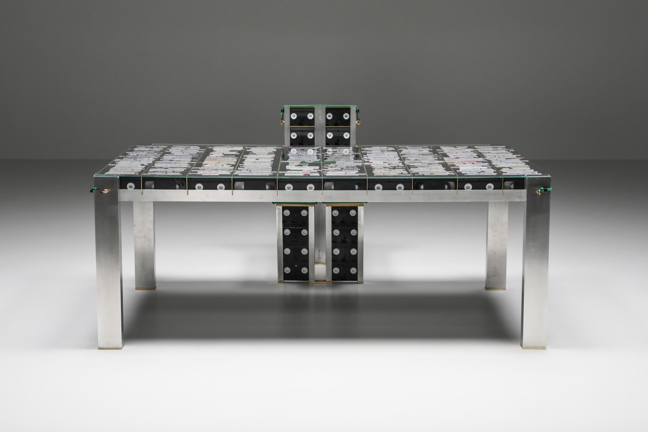 Funktionaler Kunsttisch „Slv Table“ von Lionel Jadot, Belgien, 2021 (Organische Moderne) im Angebot