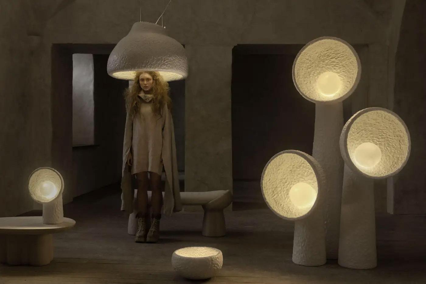 Petit lampadaire contemporain  - Soniah par Victoriya Yakusha pour Faina en vente 2