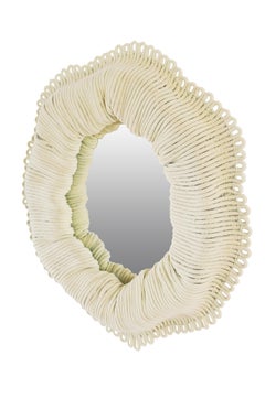 Miroir contemporain petit sable (personnalisable) Cynarina par Sarah Roseman