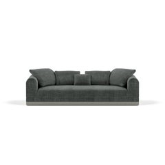 Contemporary Small Sofa 'Aqueduct' by Poiat, Yang 95, Low Plinth