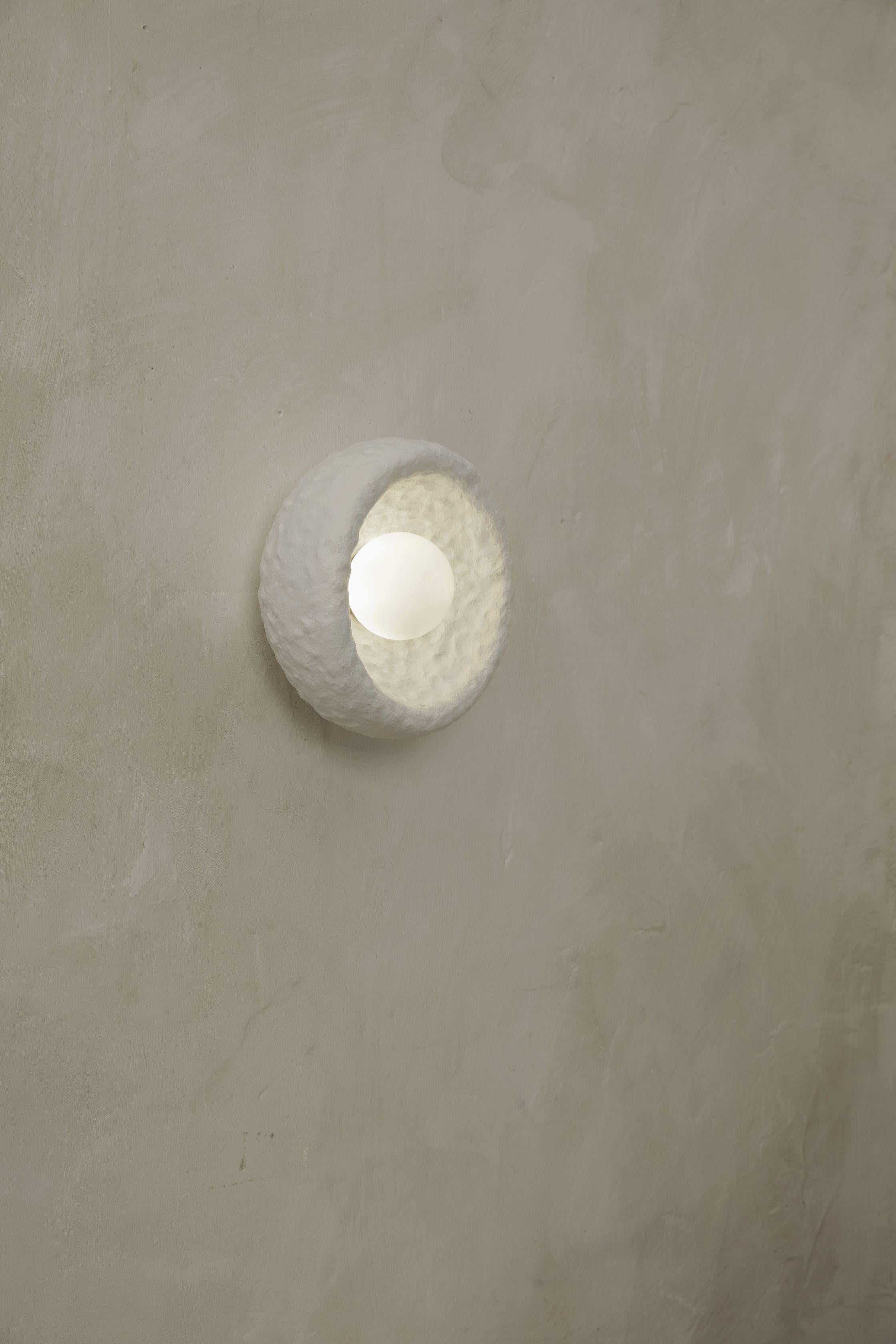 Organic Modern Contemporary Small Wall Lamp by Faina For Sale
