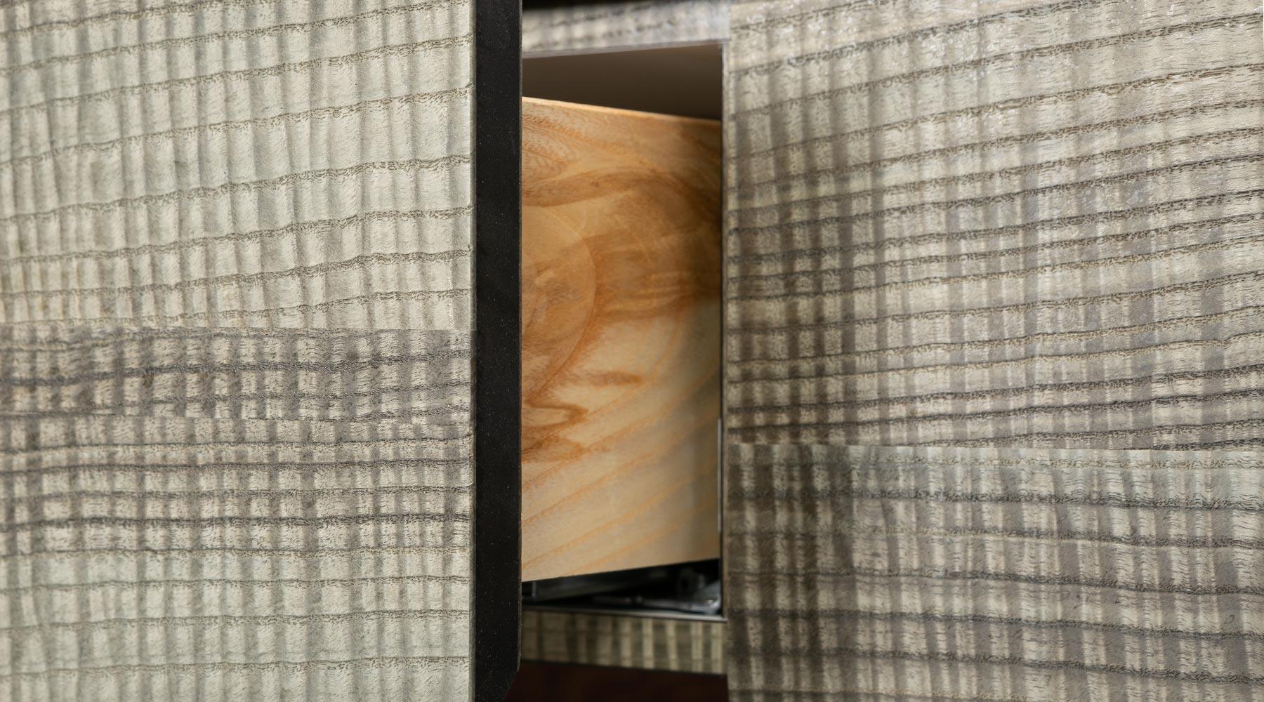 Contemporary Smoked Ash Sideboard by Johannes Hock For Sale 5