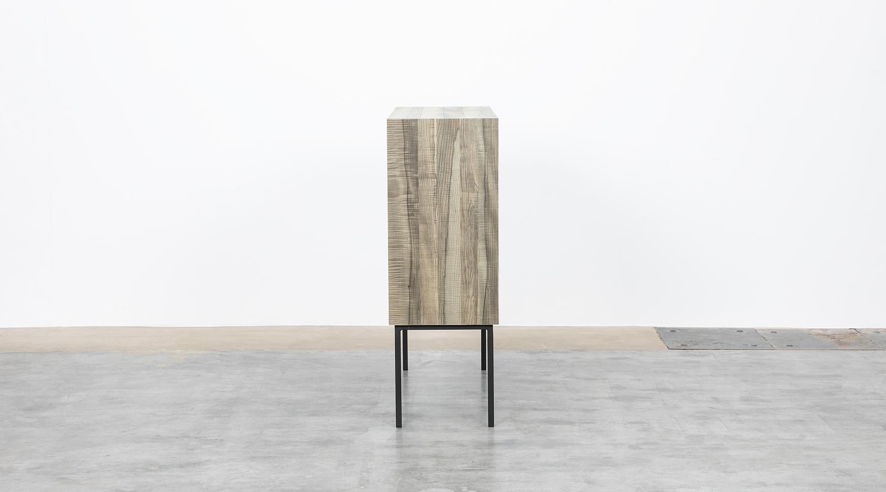 Contemporary Smoked Ash Sideboard by Johannes Hock In Excellent Condition For Sale In Frankfurt, Hessen, DE