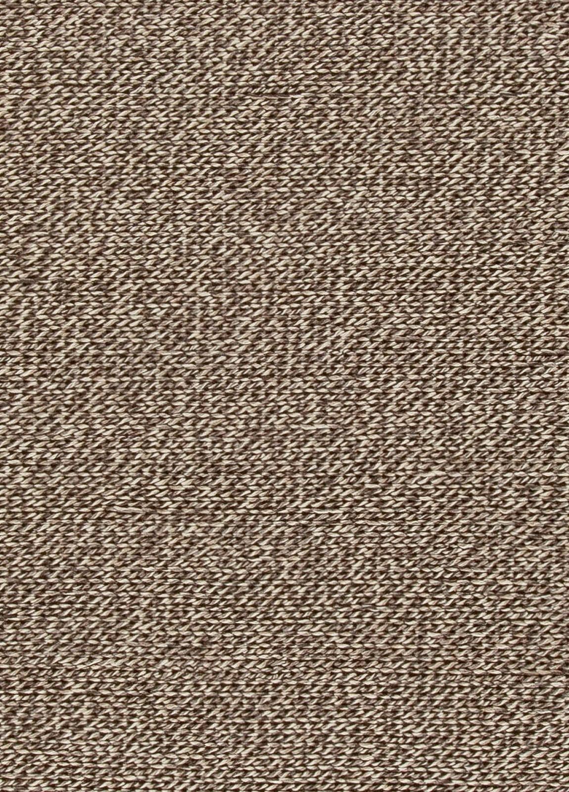 Contemporary smoked loop brown and ivory handmade wool rug by Doris Leslie Blau
Size: 13'7