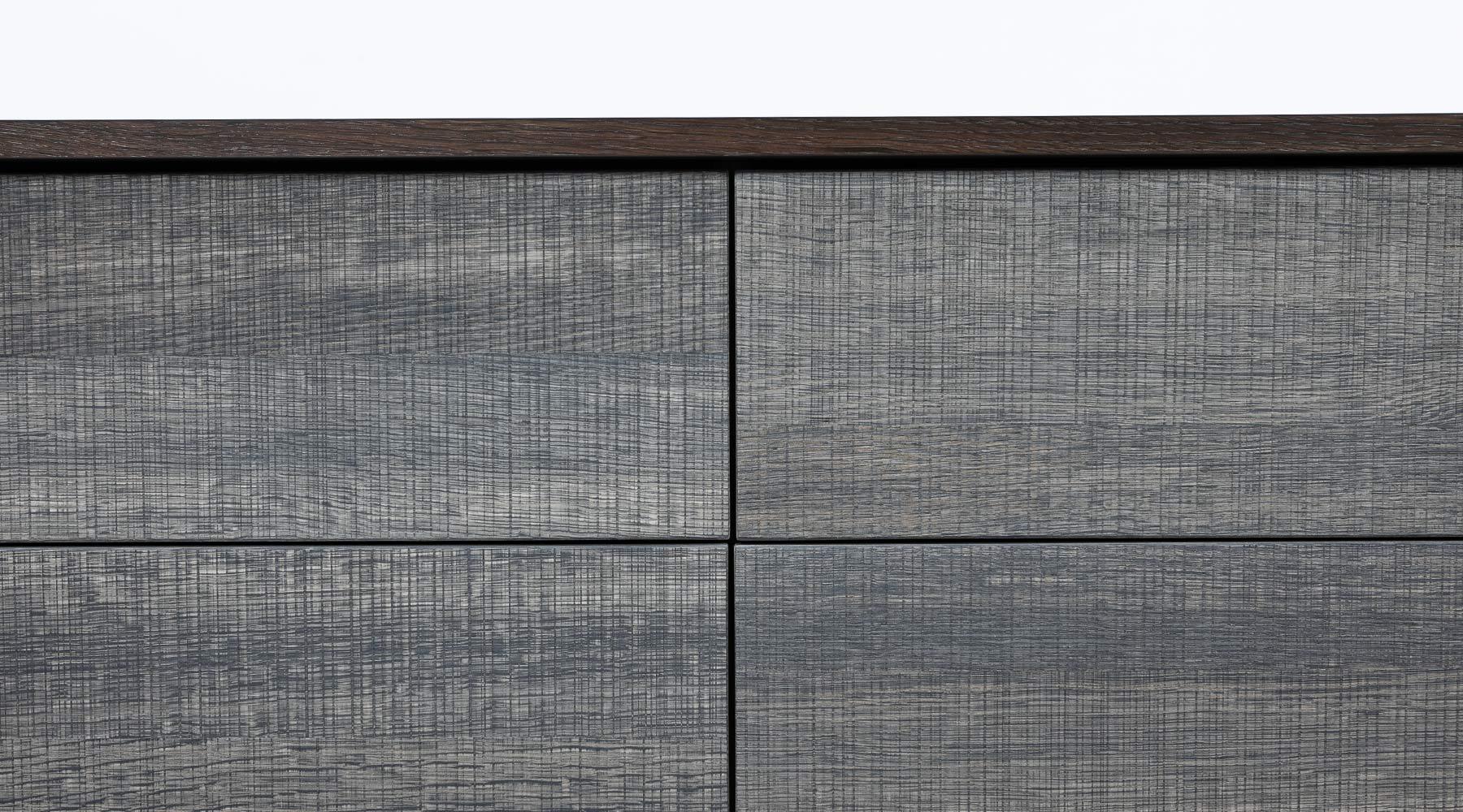 Contemporary Smoked Oak Sideboard by Johannes Hock In Excellent Condition For Sale In Frankfurt, Hessen, DE