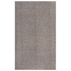 Zeitgenössischer handgefertigter Wollteppich mit Schlangenmuster von Doris Leslie Blau